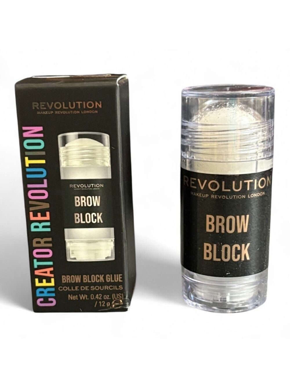 Revolution Brow Block Clear Styling Glue NIB